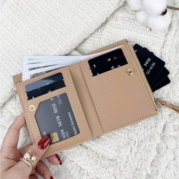 ⚠️Clearance Khaki Fold-over Wallet / Cardholder - Picture 2 of 5